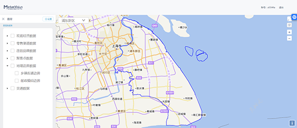 上海浦东新区地理边界数据，乡镇街道（Township Map）边界数据，邮政编码（PostCode Mapk）边界数据