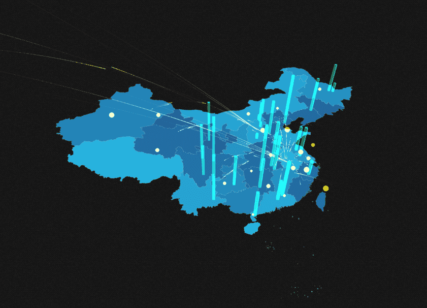 物流路线地图可视化能够完美切合与物流体系