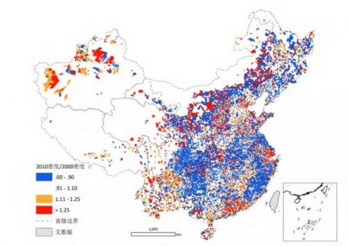 邮政编码地图人口密度地图